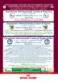 Mostra Canina Reggio Emilia